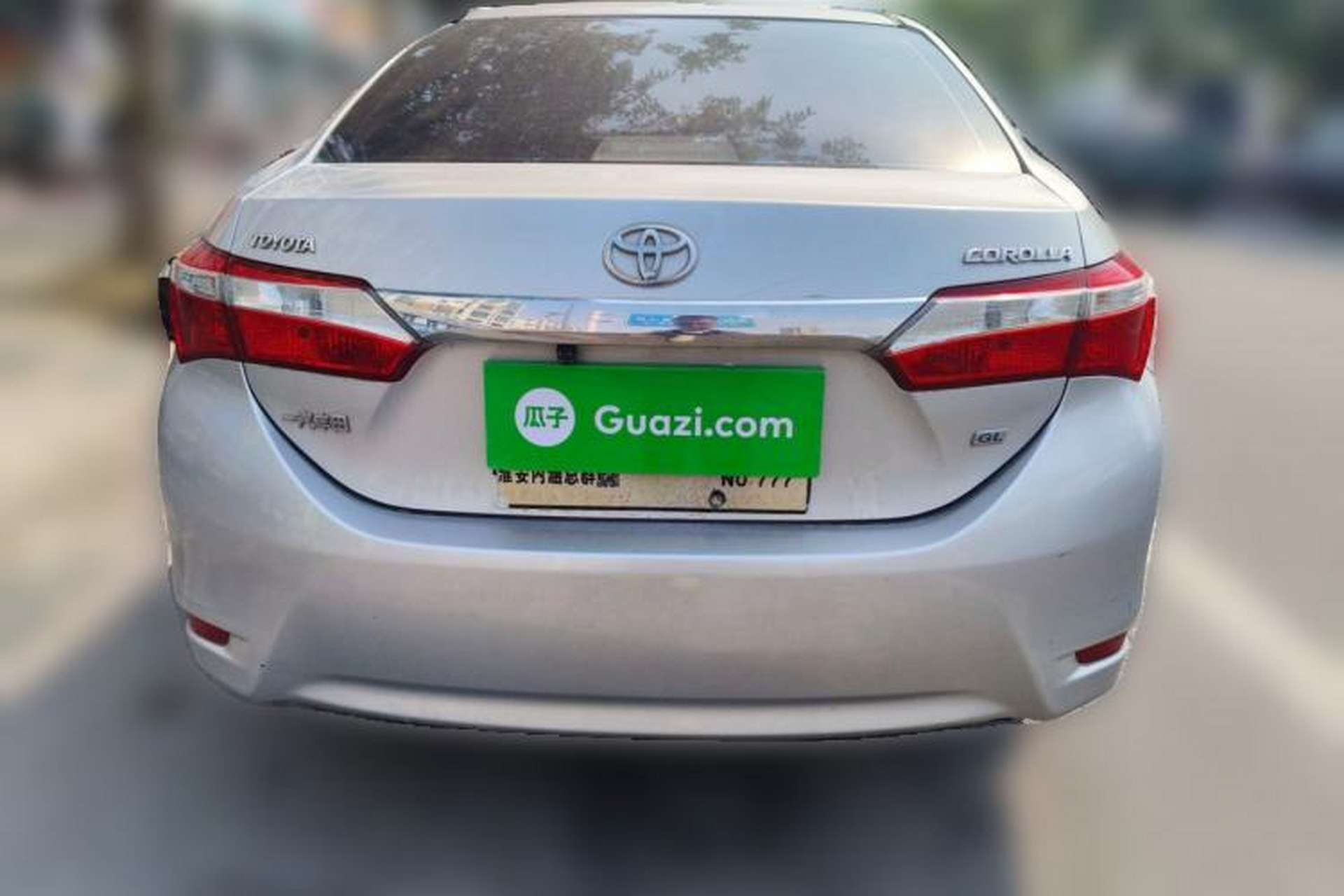 Used Toyota Corolla 2017 Revised Version 1.6L Manual GL Rear