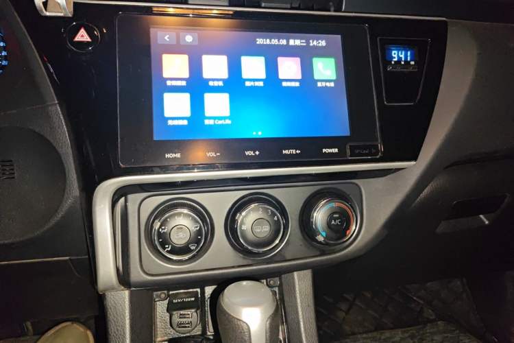 Used Toyota Corolla 2017 Revised Version 1.2T S-CVT GL-i Audio And AC Panel