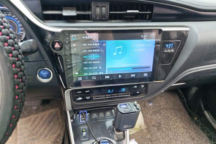 Used Toyota Corolla 2017 Revised Dual-Engine 1.8L E-CVT Leading Edition Audio And AC Panel