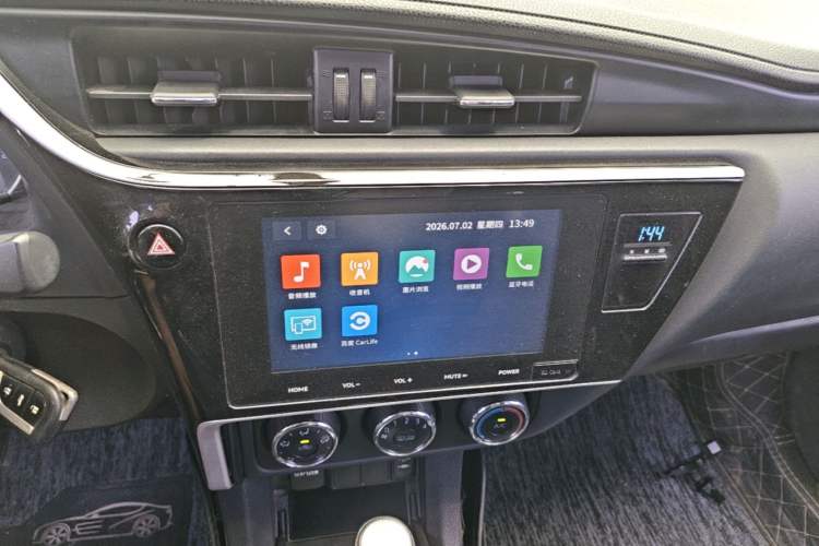 Used Toyota Corolla 2017 Revised Version 1.2T S-CVT GL-i Audio And AC Panel