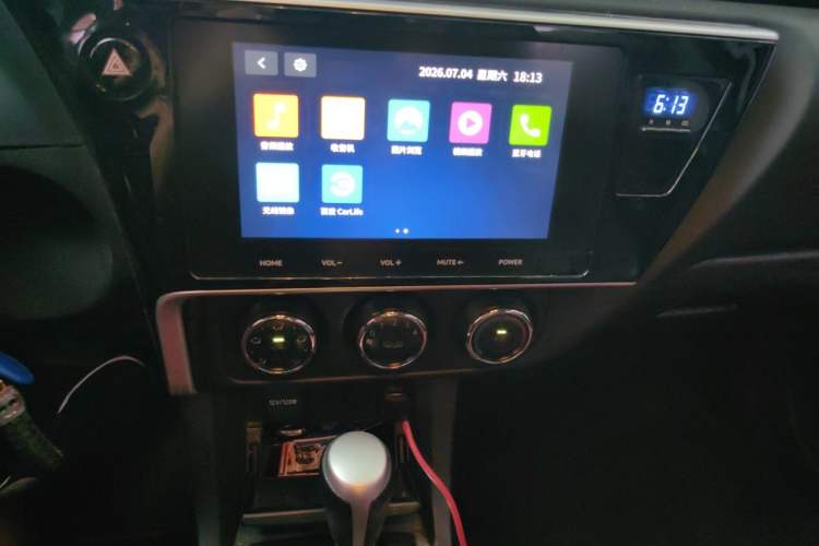 Used Toyota Corolla 2017 Revised Version 1.2T S-CVT GL-i Leather Edition Audio And AC Panel