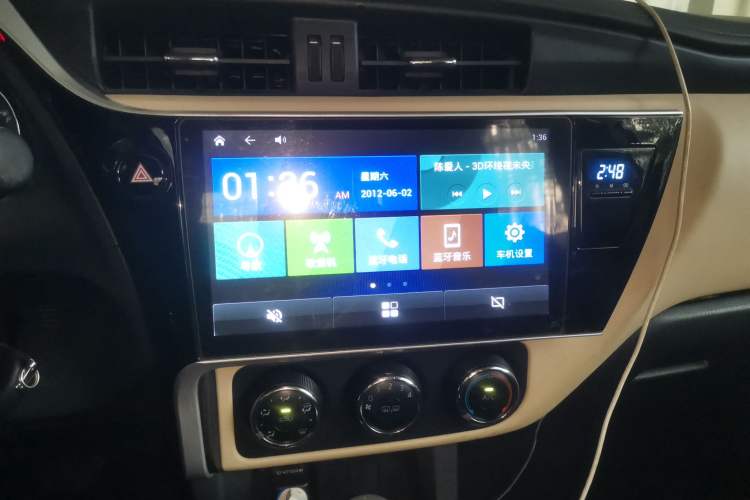Used Toyota Corolla 2017 Revised Version 1.2T S-CVT GL Audio And AC Panel