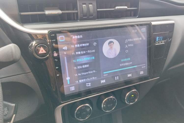Used Toyota Corolla 2017 Revised Version 1.2T S-CVT GL Audio And AC Panel