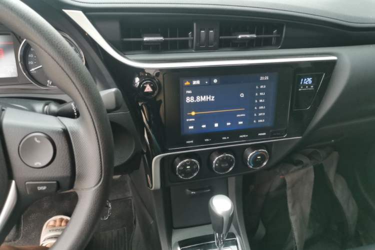 Used Toyota Corolla 2017 Revised Version 1.2T S-CVT GL-i Audio And AC Panel