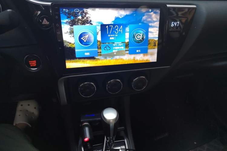 Used Toyota Corolla 2017 Revised Version 1.2T S-CVT GL Audio And AC Panel