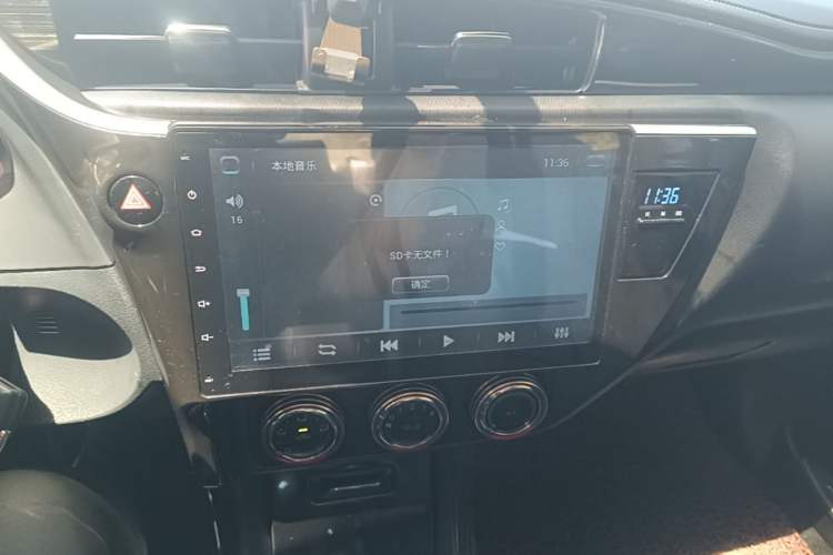 Used Toyota Corolla 2017 Revised Version 1.2T Manual GL Audio And AC Panel