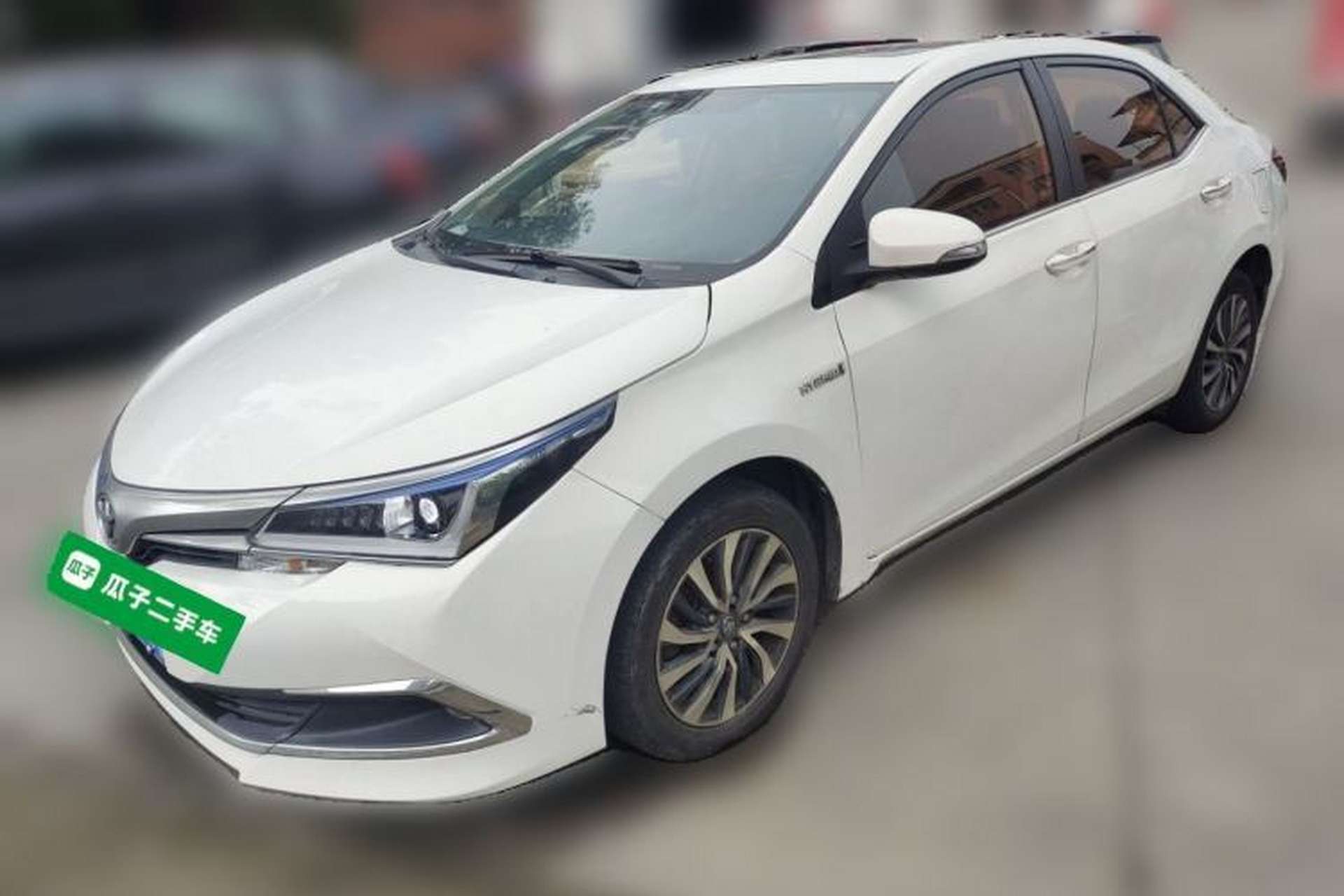 Used Toyota Corolla 2017 Revised Dual-Engine 1.8L E-CVT Leading Edition Front Left 45 Deg