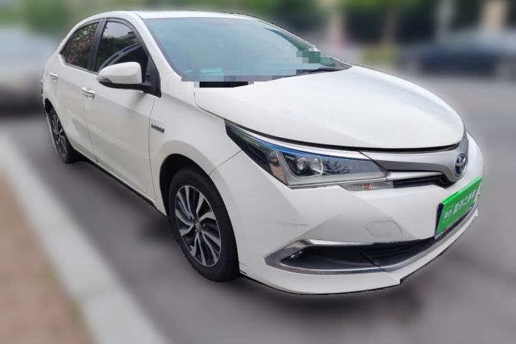 Used Toyota Corolla 2017 Revised Dual-Engine 1.8L E-CVT Leading Edition Front Right 45 Deg