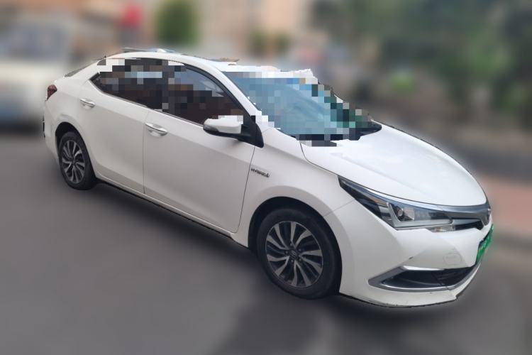 Used Toyota Corolla 2017 Revised Dual-Engine 1.8L E-CVT Leading Edition Front Right 45 Deg