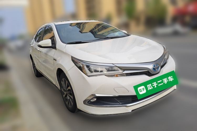 Used Toyota Corolla 2017 Revised Dual-Engine 1.8L E-CVT Leading Edition Front Right 45 Deg