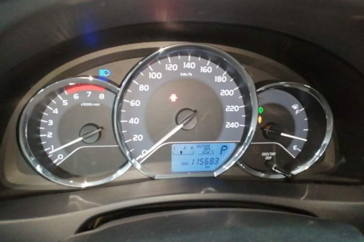 Used Toyota Corolla 2017 Revised Version 1.2T S-CVT GL Instrument Cluster