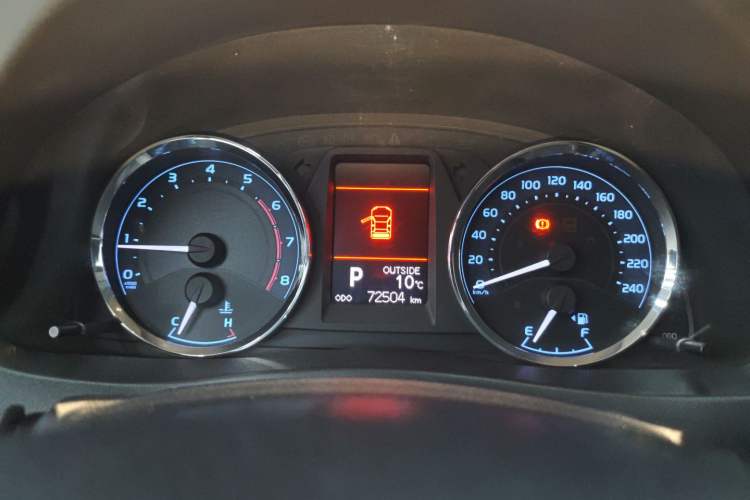 Used Toyota Corolla 2017 Revised Version 1.2T S-CVT GL-i Instrument Cluster