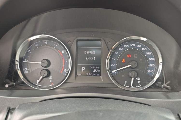 Used Toyota Corolla 2017 Revised Version 1.2T S-CVT GL-i Instrument Cluster