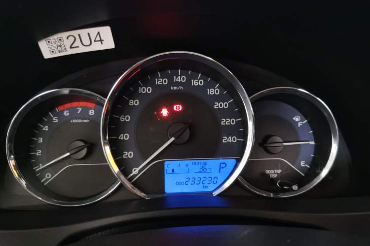 Used Toyota Corolla 2017 Revised Version 1.2T S-CVT GL Instrument Cluster