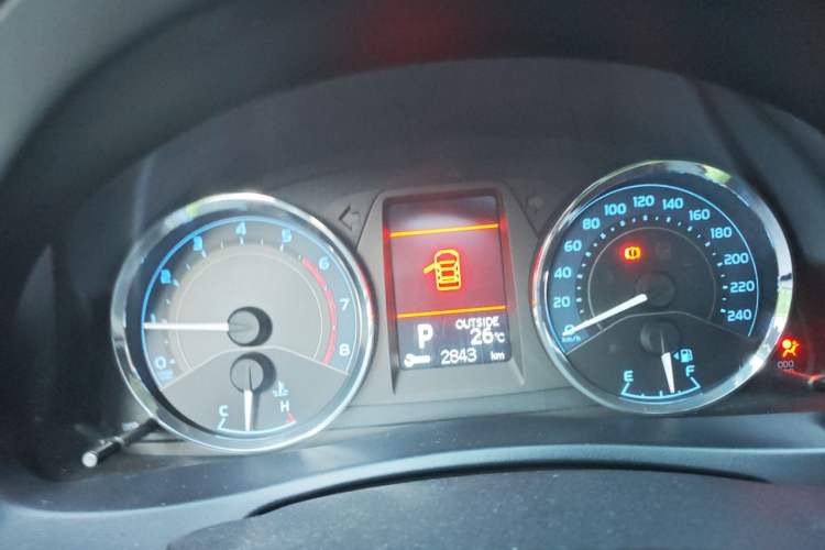 Used Toyota Corolla 2017 Revised Version 1.2T S-CVT GL-i Instrument Cluster