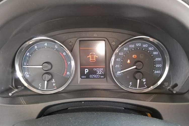 Used Toyota Corolla 2017 Revised Version 1.2T S-CVT GL-i Instrument Cluster