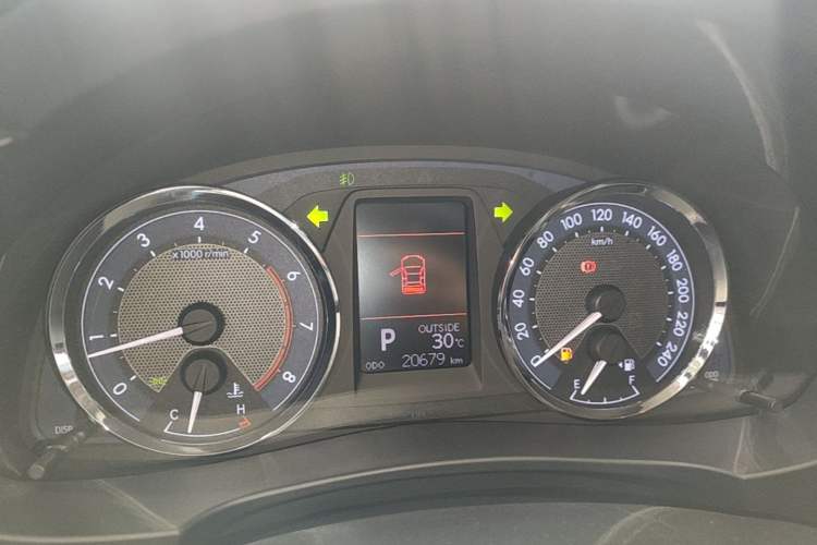 Used Toyota Corolla 2017 1.2T CVT GL-i Leather Edition Instrument Cluster
