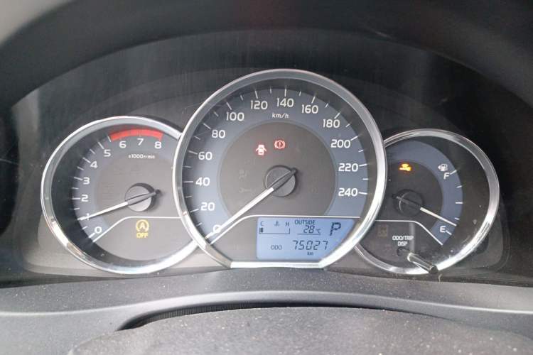 Used Toyota Corolla 2017 Revised Version 1.2T S-CVT GL Instrument Cluster