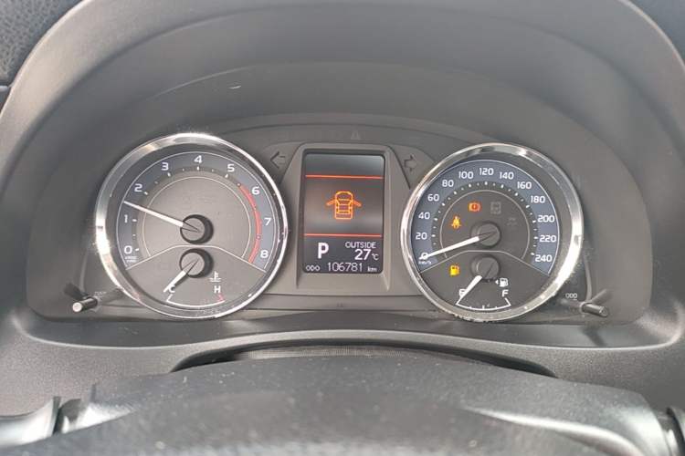 Used Toyota Corolla 2017 Revised Version 1.2T S-CVT GL-i Instrument Cluster