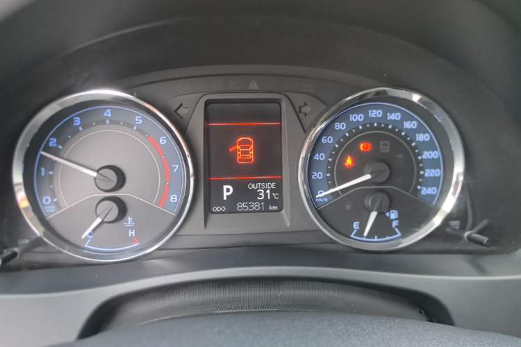 Used Toyota Corolla 2017 Revised Version 1.2T S-CVT GL-i Instrument Cluster