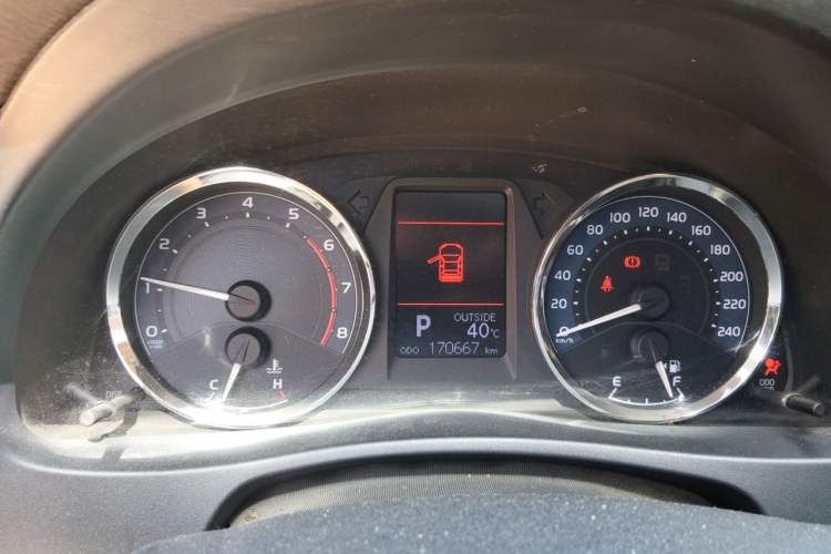 Used Toyota Corolla 2017 Revised Version 1.2T S-CVT GL-i Instrument Cluster