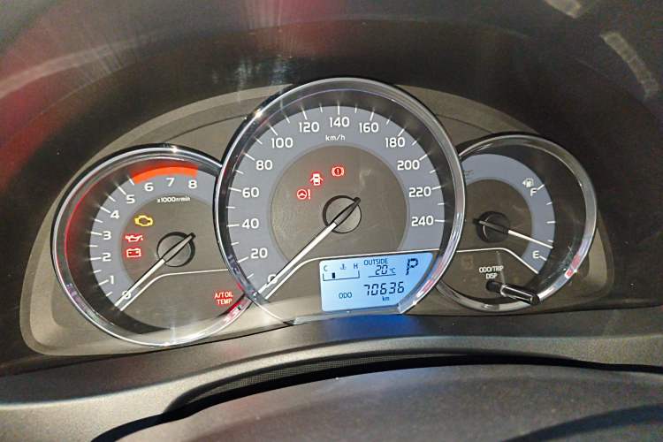 Used Toyota Corolla 2017 Revised Version 1.2T S-CVT GL Instrument Cluster