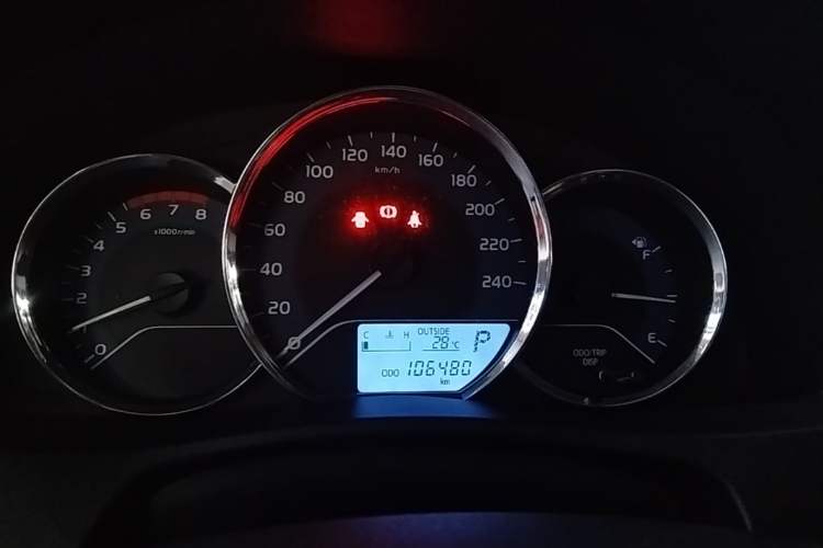 Used Toyota Corolla 2017 Revised Version 1.2T S-CVT GL Instrument Cluster