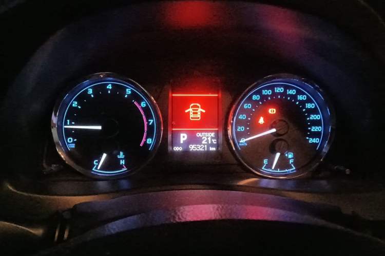 Used Toyota Corolla 2017 Revised Version 1.2T S-CVT GL-i Instrument Cluster