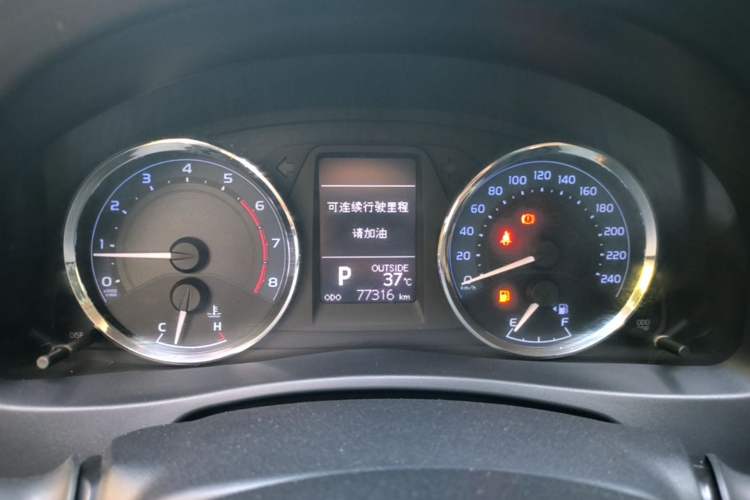 Used Toyota Corolla 2017 Revised Version 1.2T S-CVT GL-i Instrument Cluster