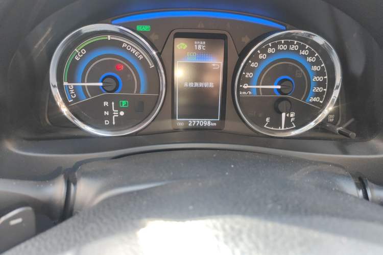 Used Toyota Corolla 2017 Revised Dual-Engine 1.8L E-CVT Elite Edition Odometer Close Up