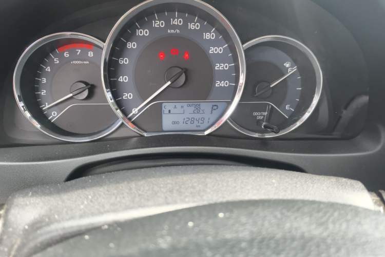 Used Toyota Corolla 2017 Revised Version 1.2T S-CVT GL Odometer Close Up