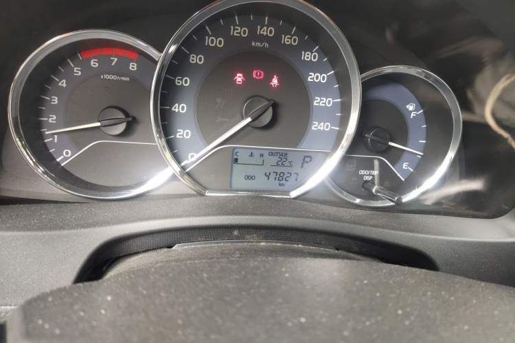 Used Toyota Corolla 2017 Revised Version 1.2T S-CVT GL Odometer Close Up