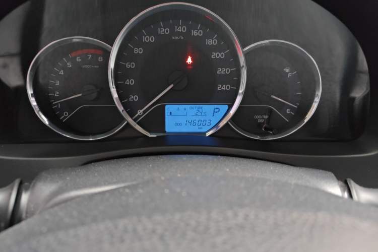 Used Toyota Corolla 2017 Revised Version 1.2T S-CVT GL Odometer Close Up