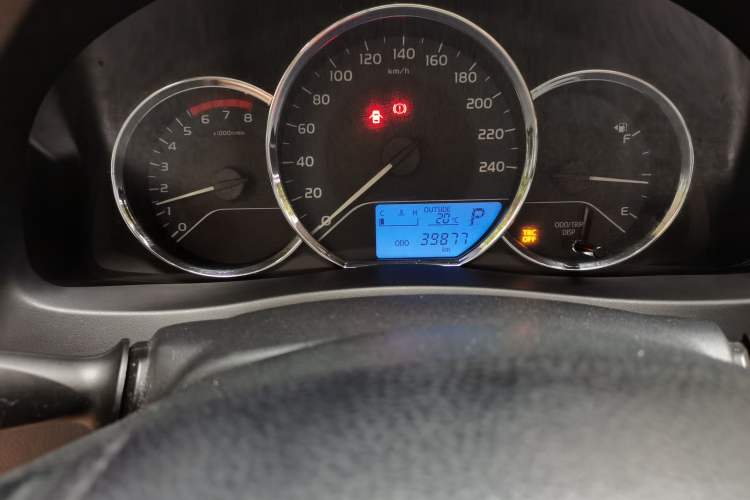 Used Toyota Corolla 2017 Revised Version 1.2T S-CVT GL Odometer Close Up