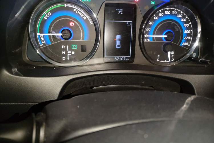 Used Toyota Corolla 2017 Revised Dual-Engine 1.8L E-CVT Elite Edition Odometer Close Up