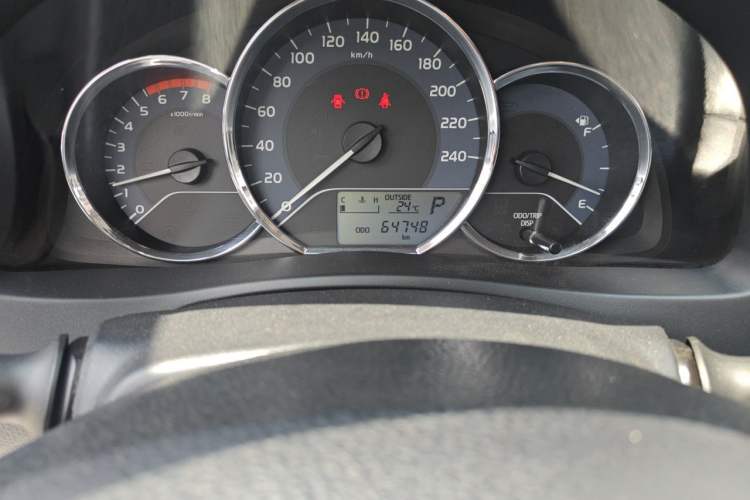 Used Toyota Corolla 2017 Revised Version 1.2T S-CVT GL Odometer Close Up