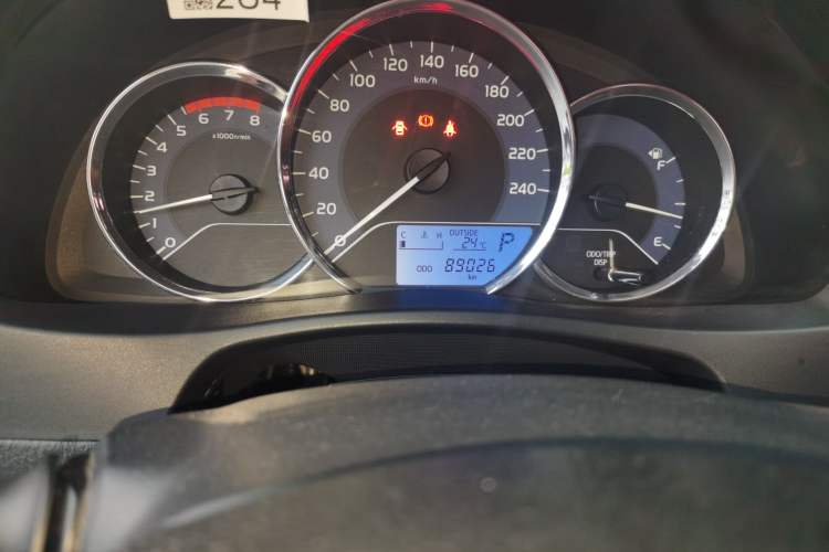 Used Toyota Corolla 2017 Revised Version 1.2T S-CVT GL Odometer Close Up