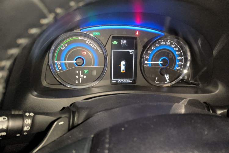 Used Toyota Corolla 2017 Revised Dual-Engine 1.8L E-CVT Elite Edition Odometer Close Up