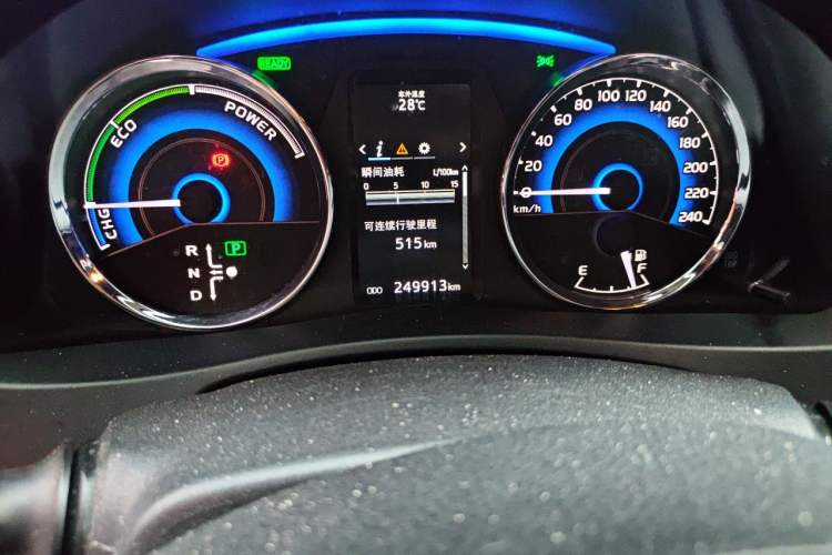 Used Toyota Corolla 2017 Revised Dual-Engine 1.8L E-CVT Elite Edition Odometer Close Up