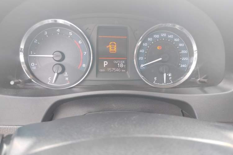Used Toyota Corolla 2017 Revised Version 1.2T S-CVT GL-i Odometer Close Up