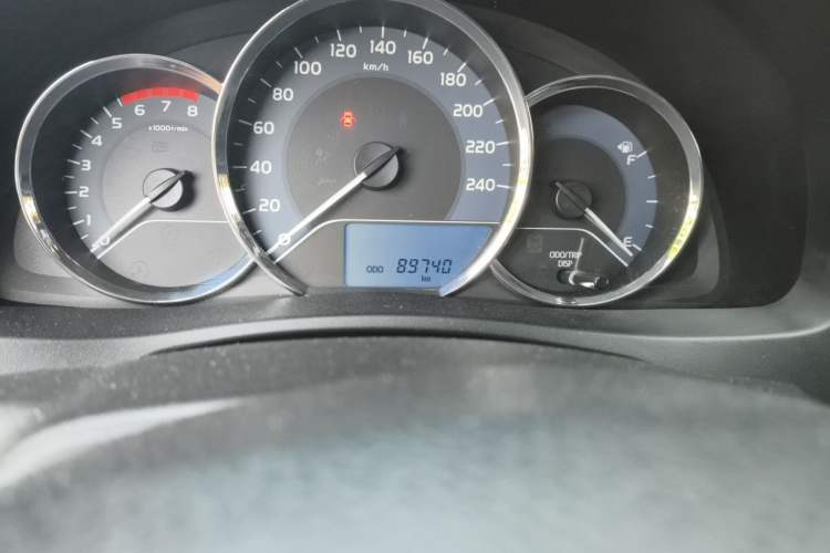 Used Toyota Corolla 2017 Revised Version 1.2T S-CVT GL Odometer Close Up