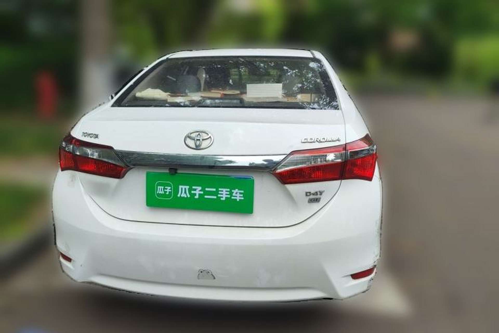 Used Toyota Corolla 2017 Revised Version 1.2T S-CVT GL Rear