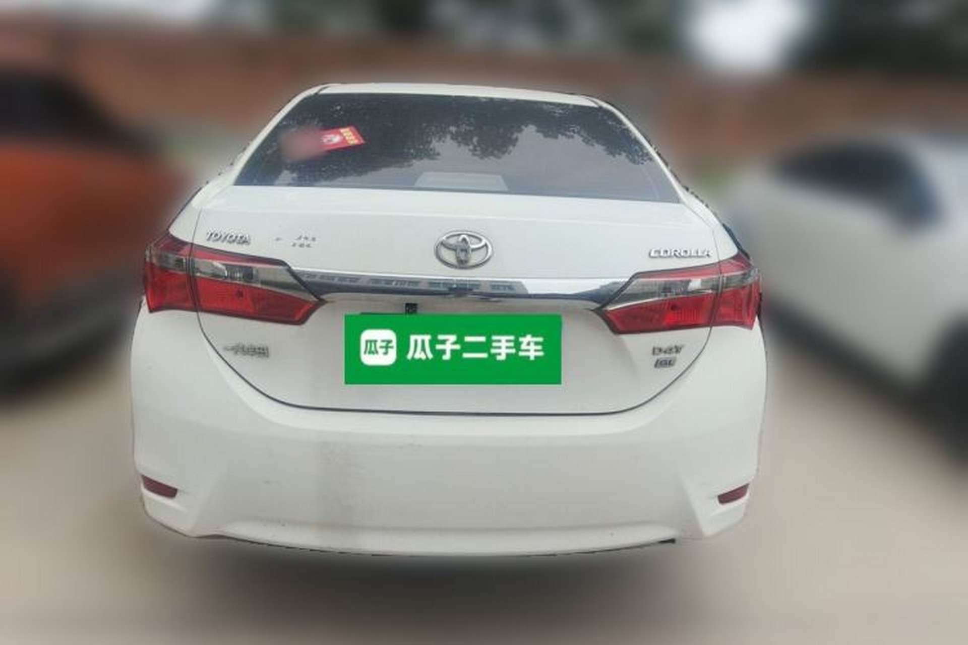 Used Toyota Corolla 2017 Revised Version 1.2T S-CVT GL Rear