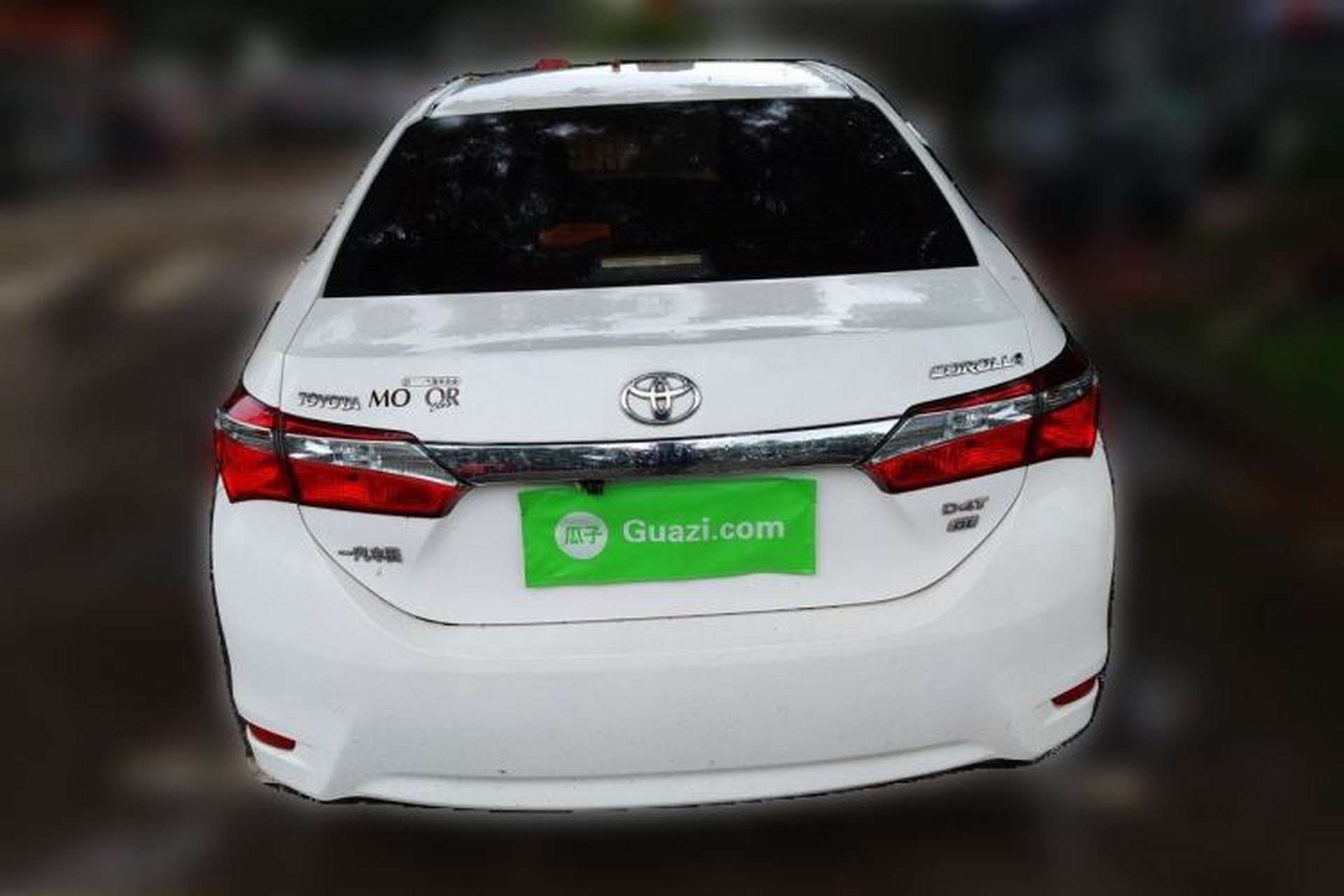 Used Toyota Corolla 2017 Revised Version 1.2T S-CVT GL Rear