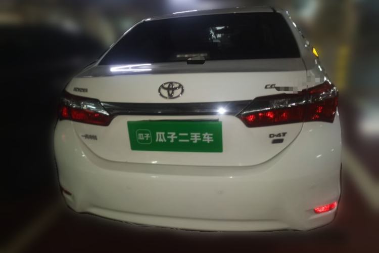 Used Toyota Corolla 2017 Revised Version 1.2T Manual GL Rear