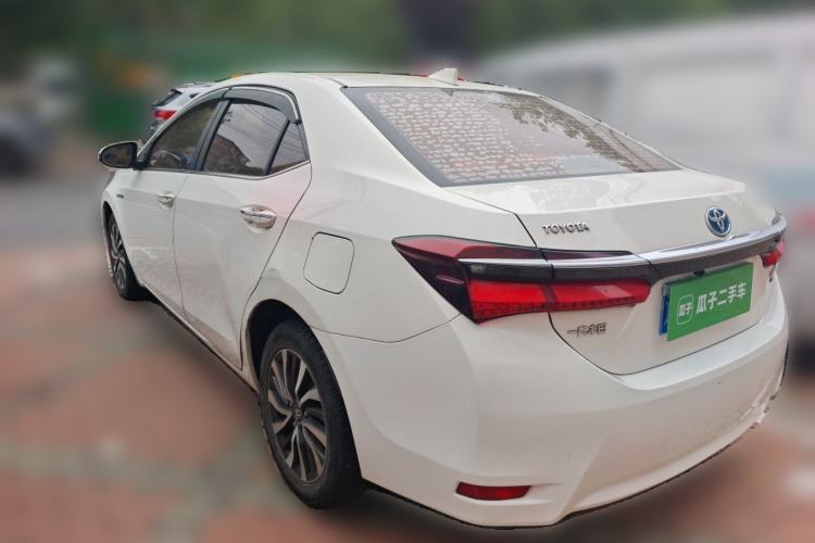 Used Toyota Corolla 2017 Revised Dual-Engine 1.8L E-CVT Leading Edition Rear Left 45 Deg