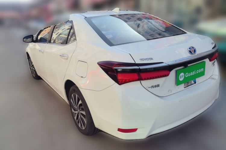 Used Toyota Corolla 2017 Revised Dual-Engine 1.8L E-CVT Leading Edition Rear Left 45 Deg