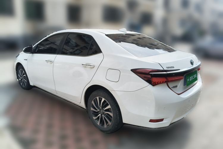 Used Toyota Corolla 2017 Revised Dual-Engine 1.8L E-CVT Leading Edition Rear Left 45 Deg