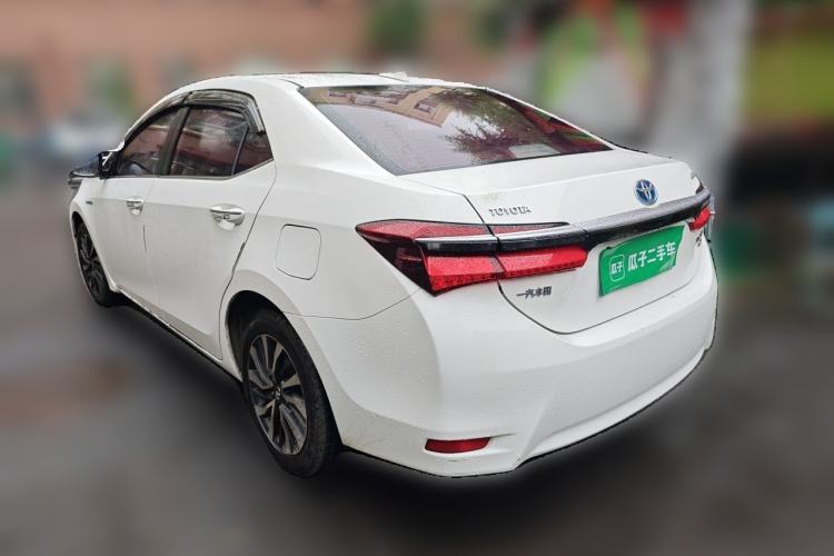 Used Toyota Corolla 2017 Revised Dual-Engine 1.8L E-CVT Leading Edition Rear Left 45 Deg