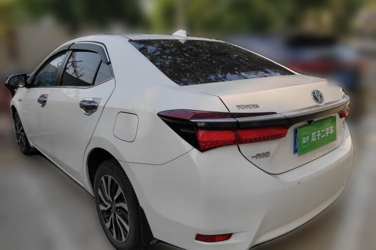 Used Toyota Corolla 2017 Revised Dual-Engine 1.8L E-CVT Leading Edition Rear Left 45 Deg